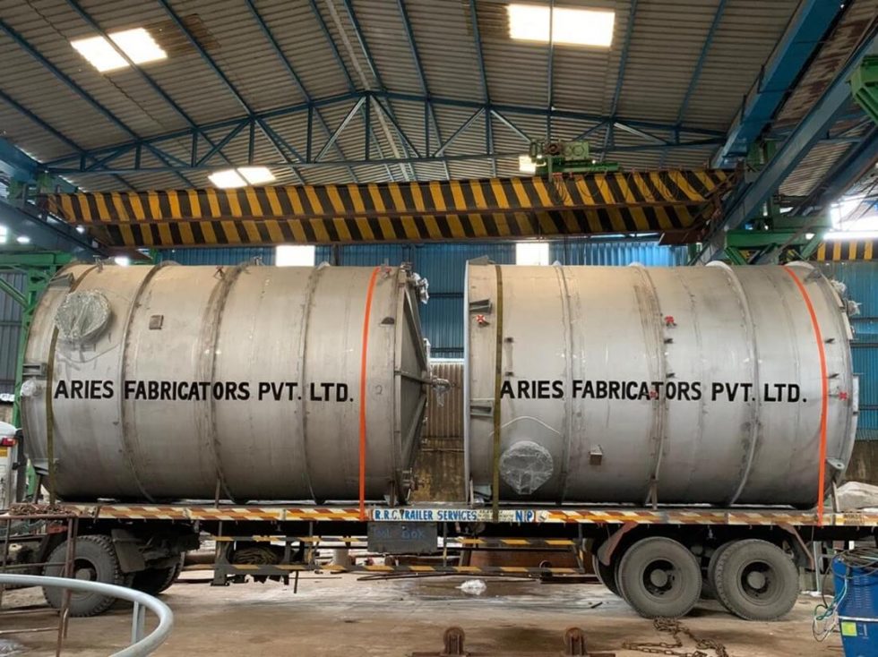 Custom Made Tanks for Storage and Process Aries Fabricators